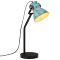 VidaXL Schreibtischlampe 25 W E27 17x17x60 cm Antikblau