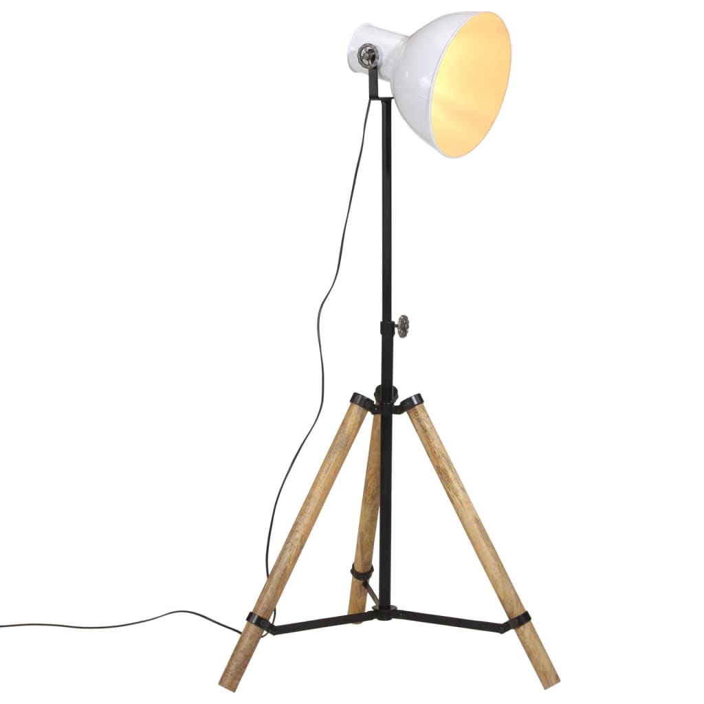VIDAXL SHOCS Lampe 25 W E27 75x75x90-150 cm Weiß