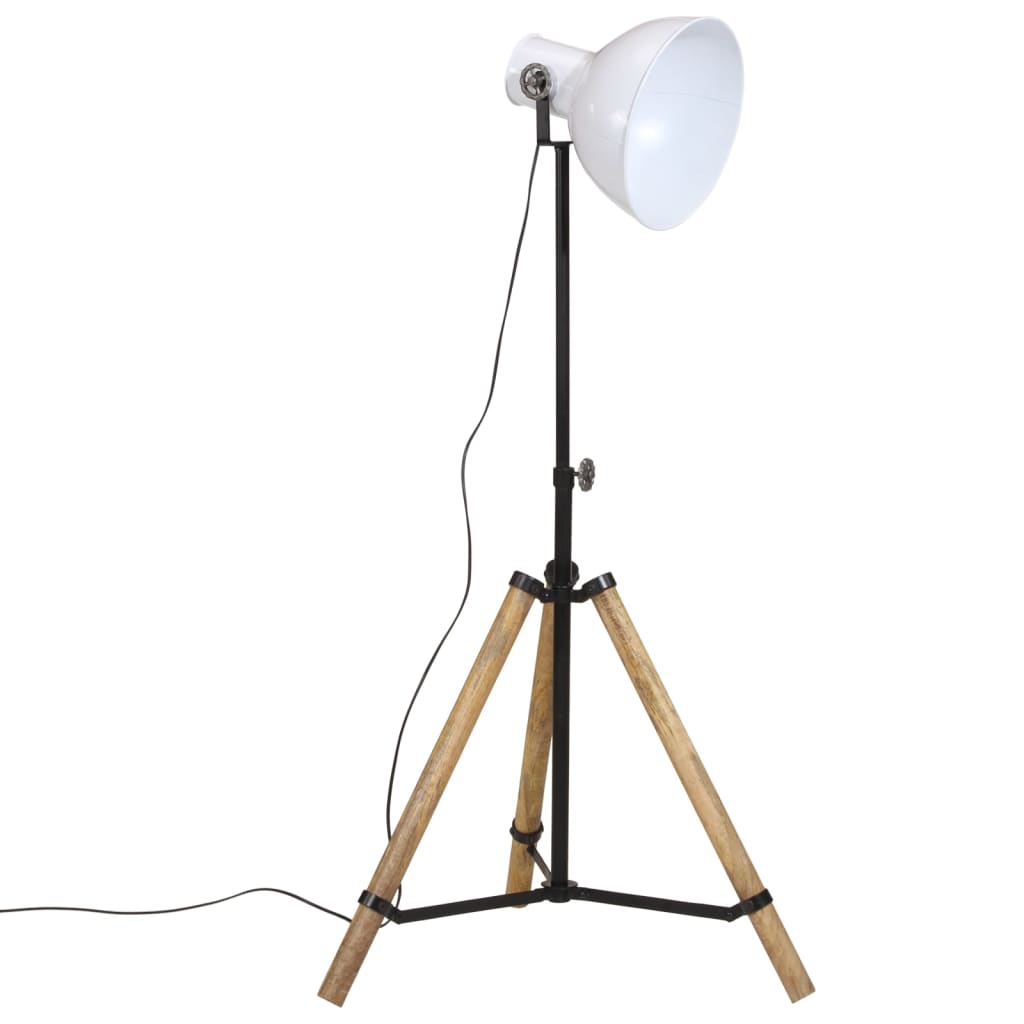 VIDAXL SHOCS Lampe 25 W E27 75x75x90-150 cm Weiß