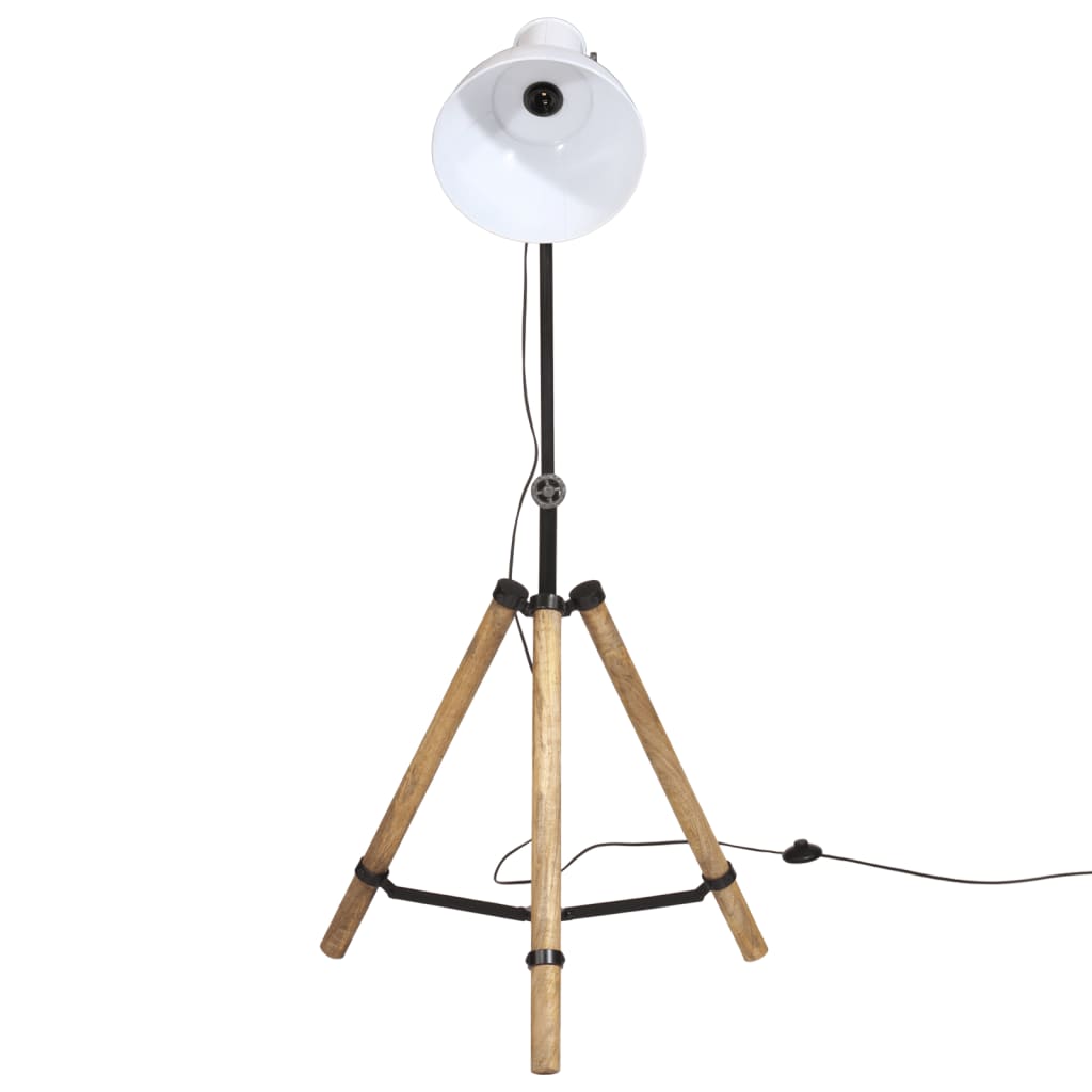 VIDAXL SHOCS Lampe 25 W E27 75x75x90-150 cm Weiß