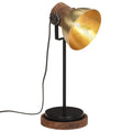 VidaXL Schreibtischlampe 25 W E27 17x17x50 cm Antikmessing