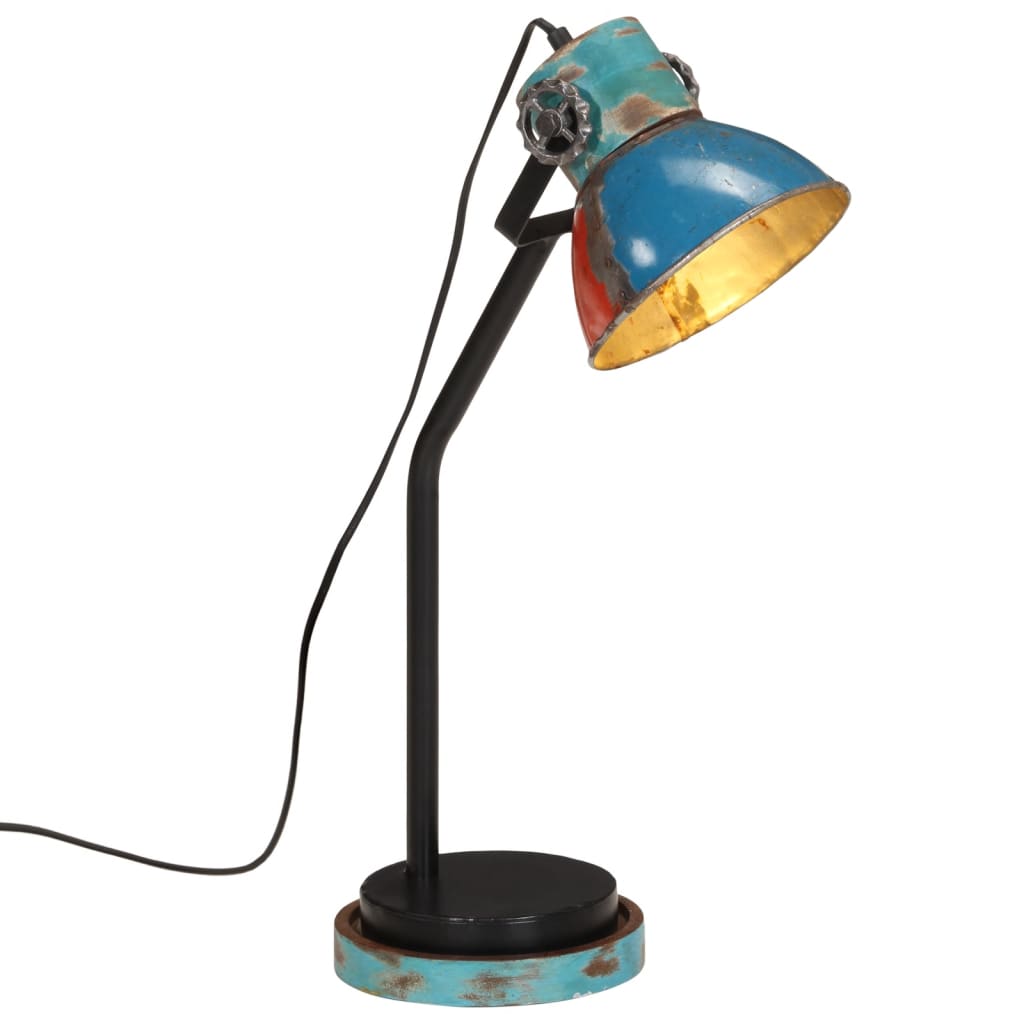 VidaXL Schreibtischlampe 25 W E27 18x18x60 cm Mehrfarbig