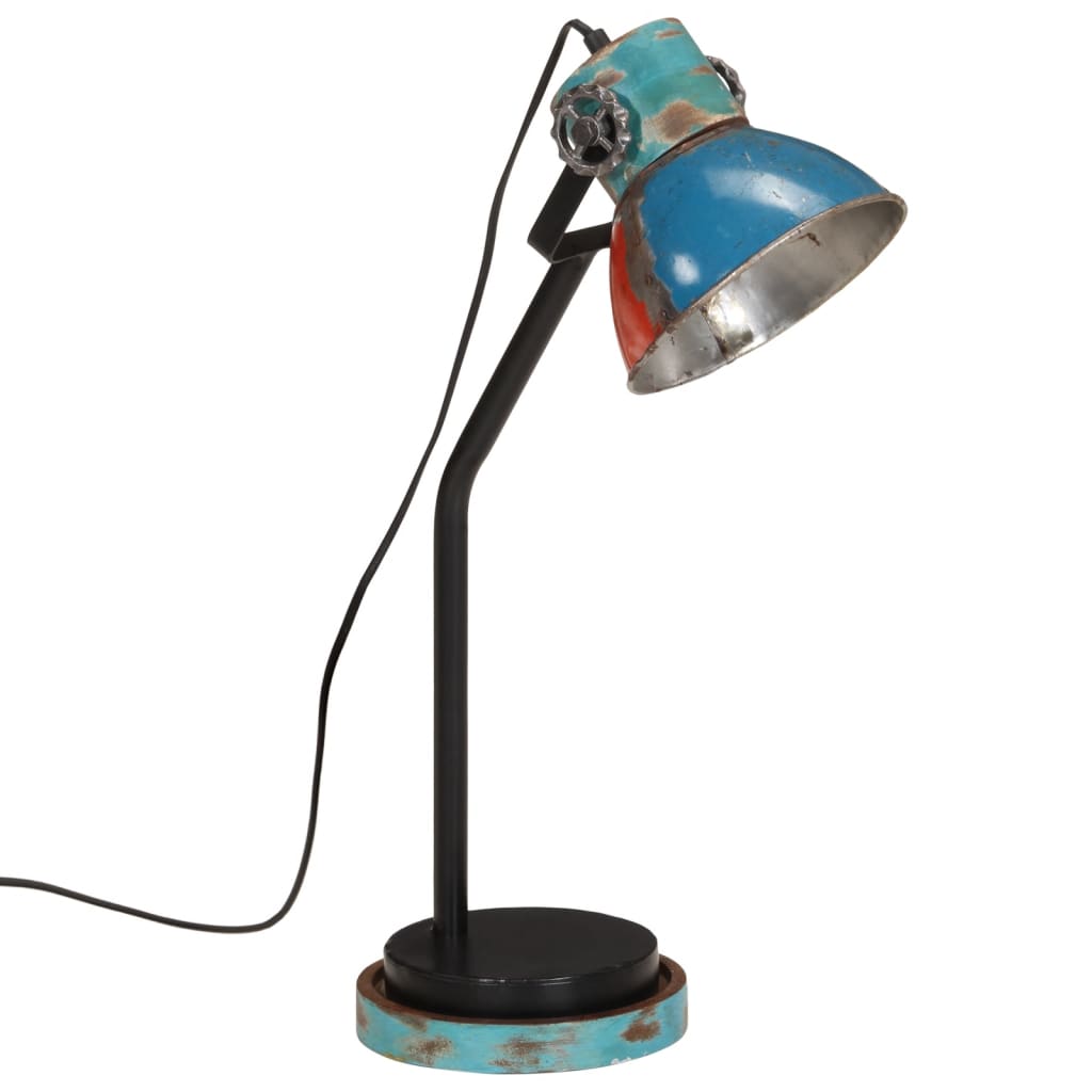 VidaXL Schreibtischlampe 25 W E27 18x18x60 cm Mehrfarbig