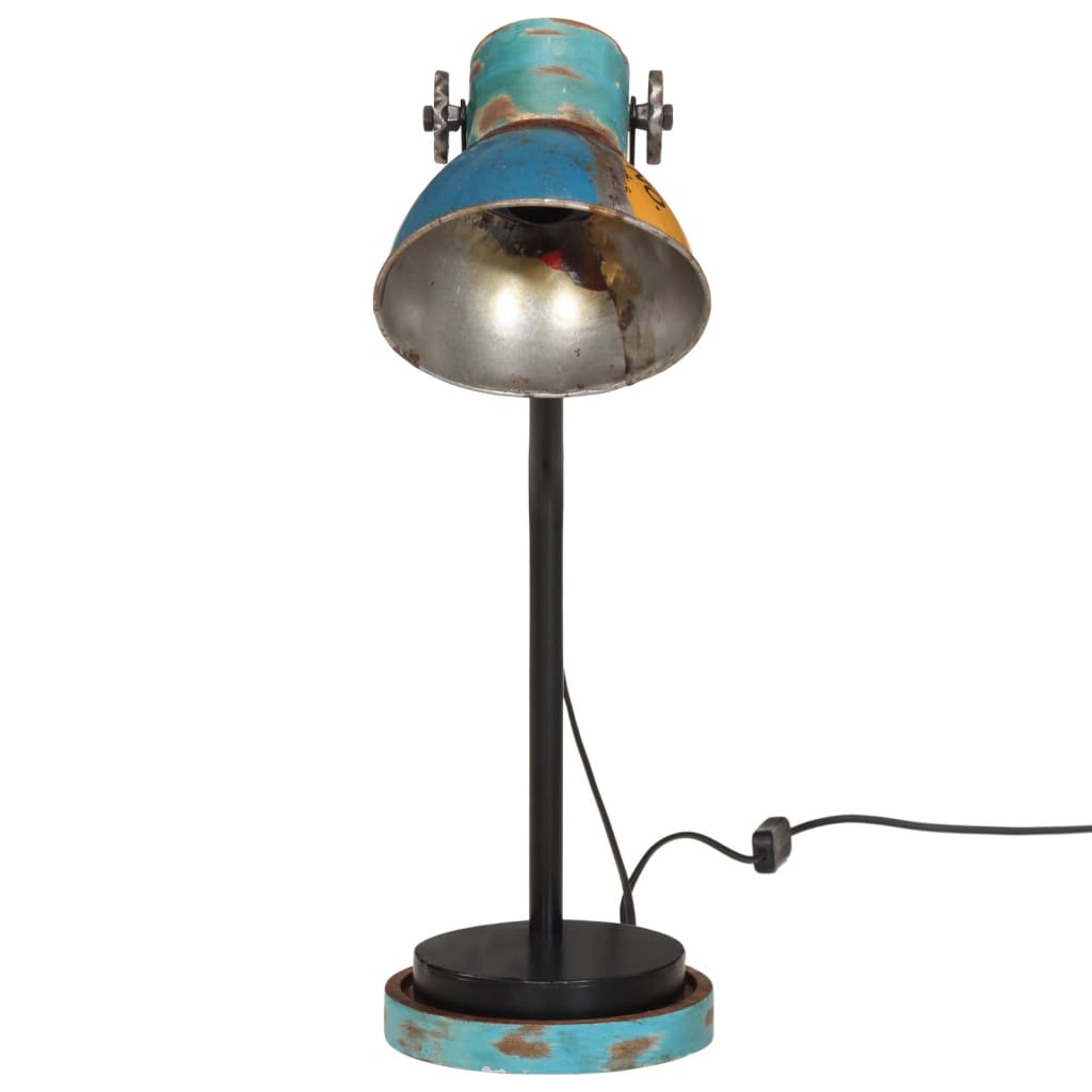 VidaXL Schreibtischlampe 25 W E27 18x18x60 cm Mehrfarbig