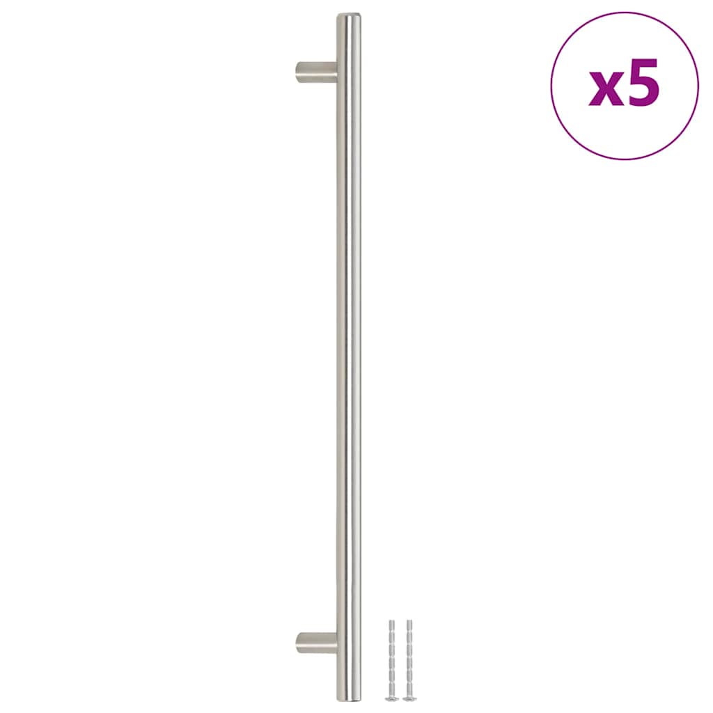 VidaXL Griffe, 5 Stück, 320 mm, Edelstahl, silberfarben