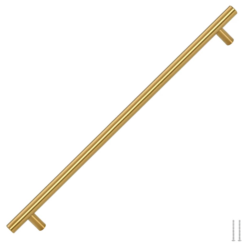 VidaXL Griffe, 5 Stück, 480 mm, Edelstahl, goldfarben