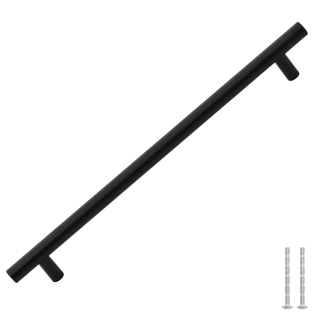 VidaXL Griffe, 5 Stück, 224 mm, Edelstahl, schwarz