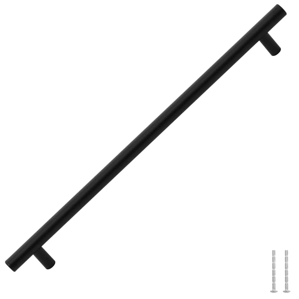 VidaXL Griffe, 5 Stück, 320 mm, Edelstahl, schwarz