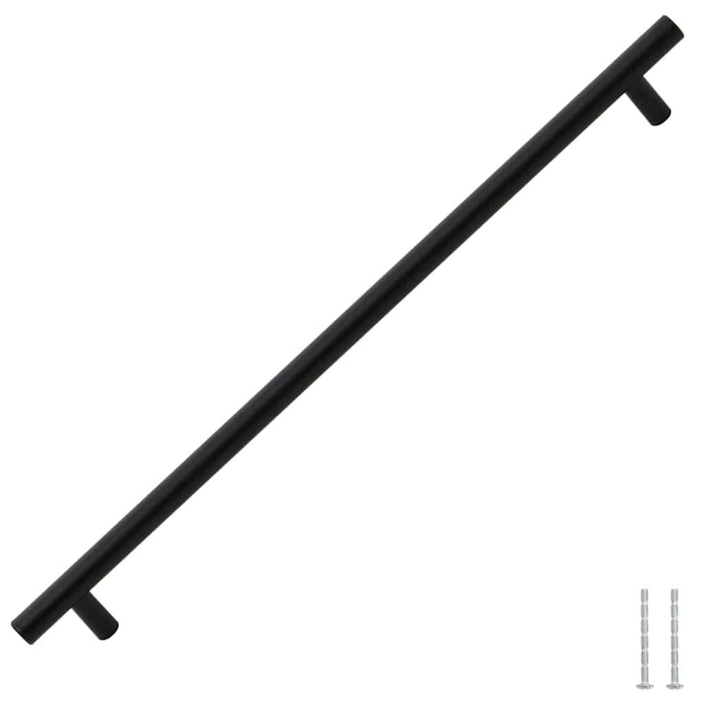 VidaXL Griffe, 5 Stück, 480 mm, Edelstahl, schwarz