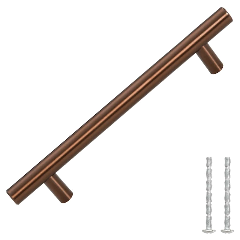VidaXL Griffe, 10 Stück, 128 mm, Edelstahl, bronzefarben