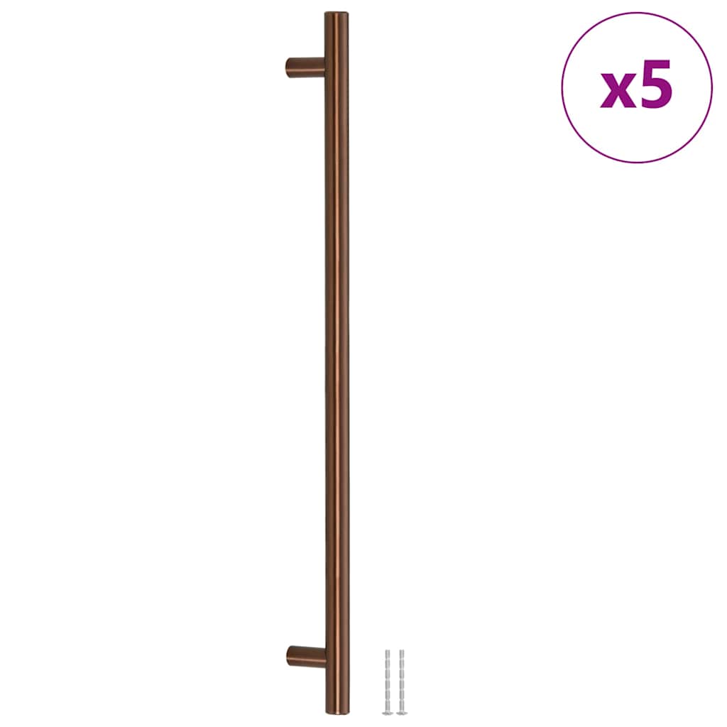 VidaXL Griffe, 5 Stück, 480 mm, Edelstahl, bronzefarben