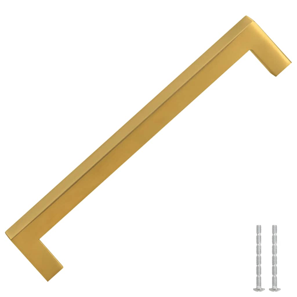 VidaXL Griffe, 10 Stück, 160 mm, Edelstahl, goldfarben