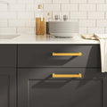 VidaXL Griffe, 10 Stück, 160 mm, Edelstahl, goldfarben