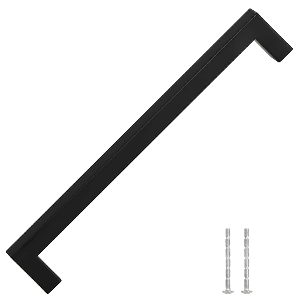 VidaXL Griffe, 5 Stück, 224 mm, Edelstahl, schwarz