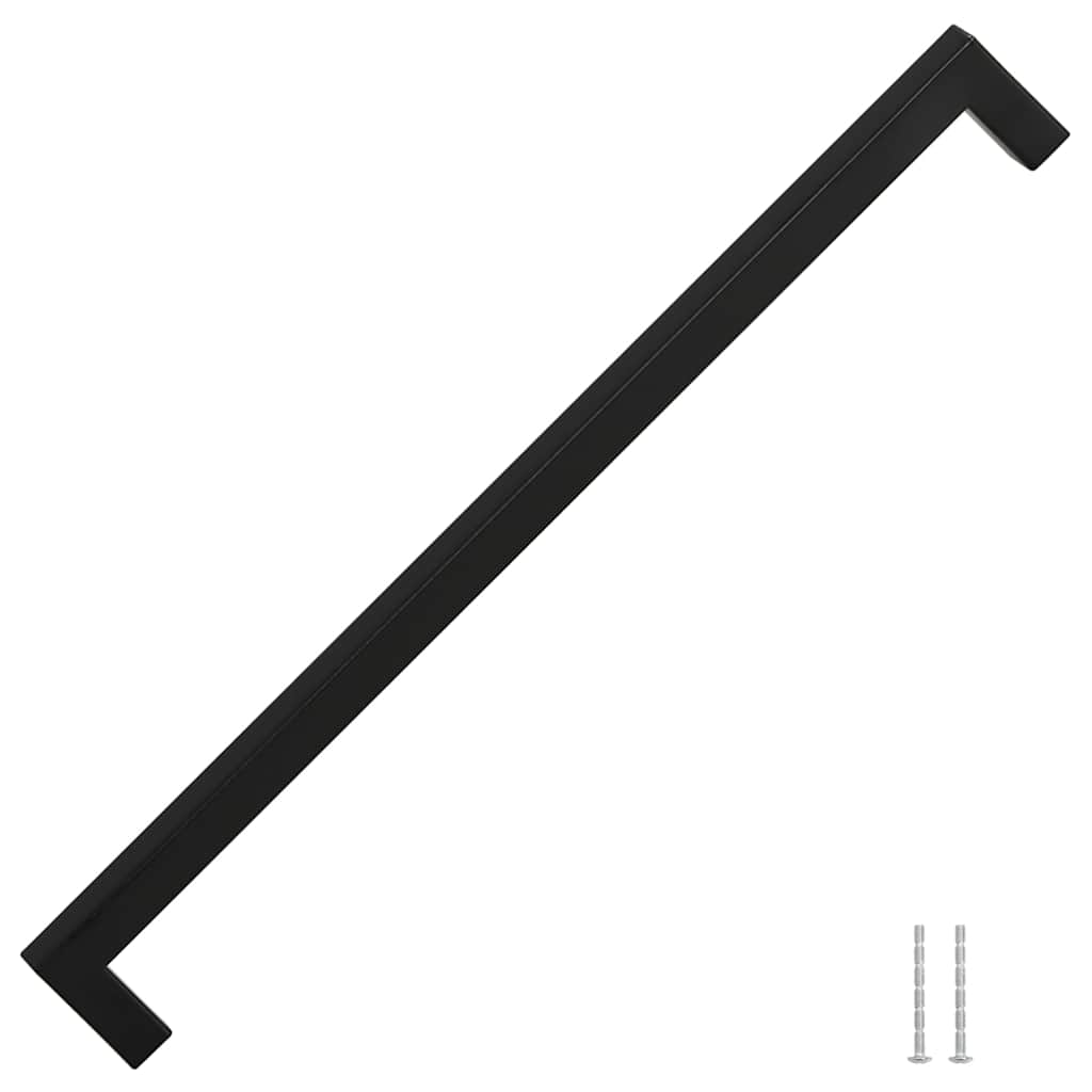 VidaXL Griffe, 5 Stück, 320 mm, Edelstahl, schwarz