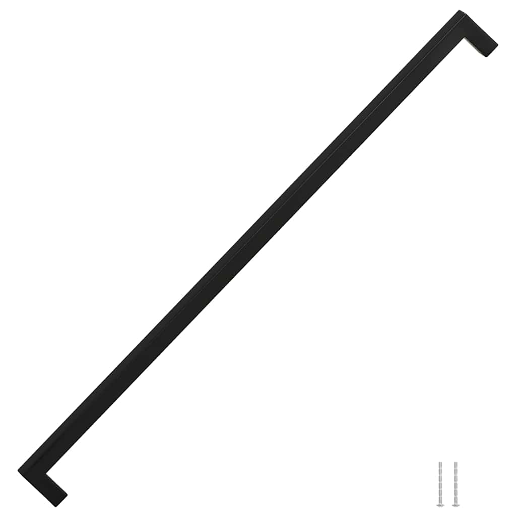 VidaXL Griffe, 5 Stück, 480 mm, Edelstahl, schwarz