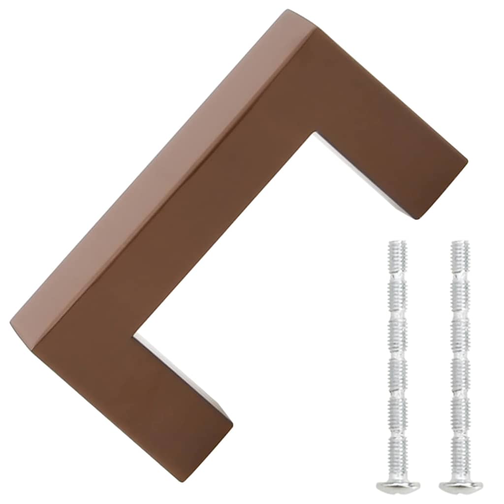VidaXL Griffe, 10 Stück, 64 mm, Edelstahl, bronzefarben