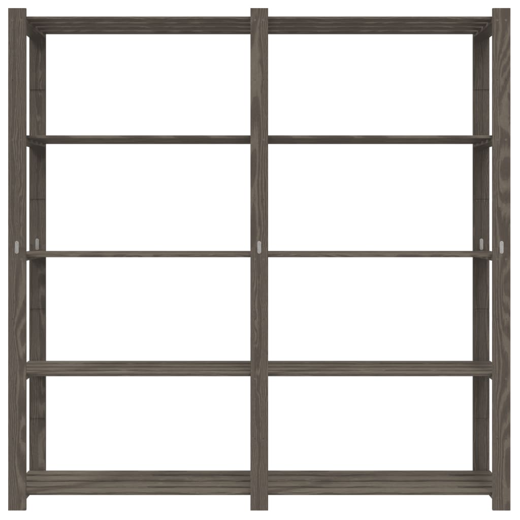 VIDAXL-LAGERRECHEN 5-lagig 170x38x170 cm Festkiefergrau