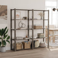 VIDAXL-LAGERRECHEN 5-lagig 170x38x170 cm Festkiefergrau