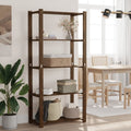 VIDAXL-LAGERRECHEN 5-lagig 80x38x170 cm Festkiefernbraun
