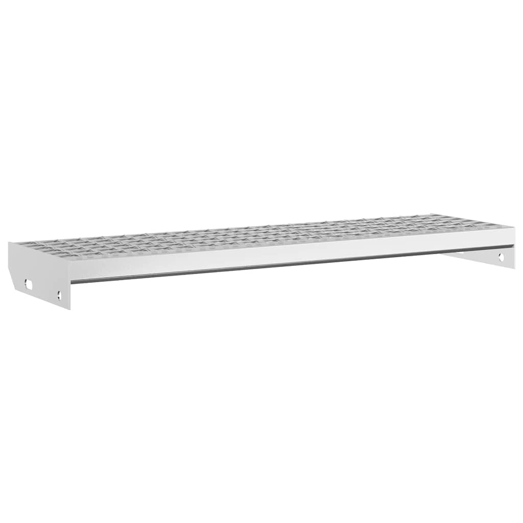 VidaXL Treppenstufenrost 80x24x7 cm, verzinkter Stahl