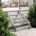 VidaXL Treppenstufenrost 80x24x7 cm, verzinkter Stahl