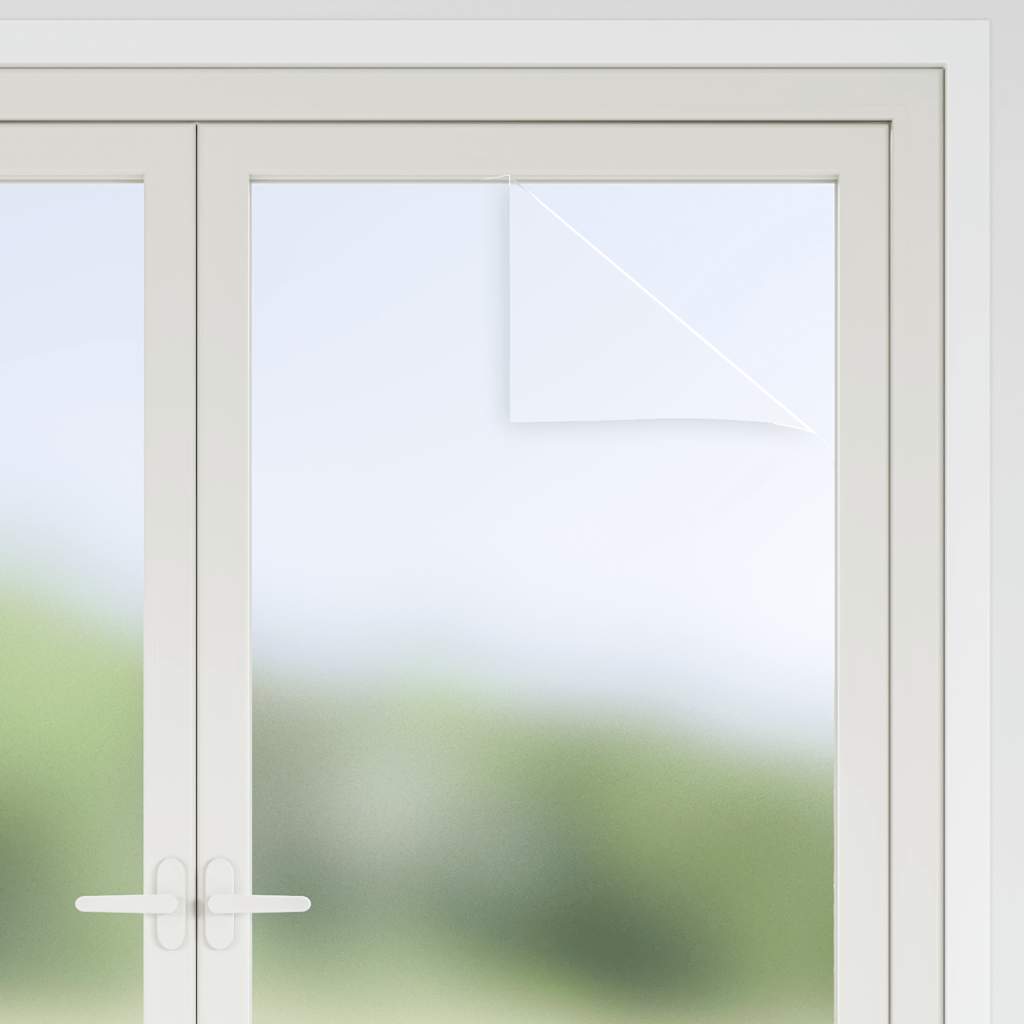 Vidaxl raamfolies mat pvc grijs