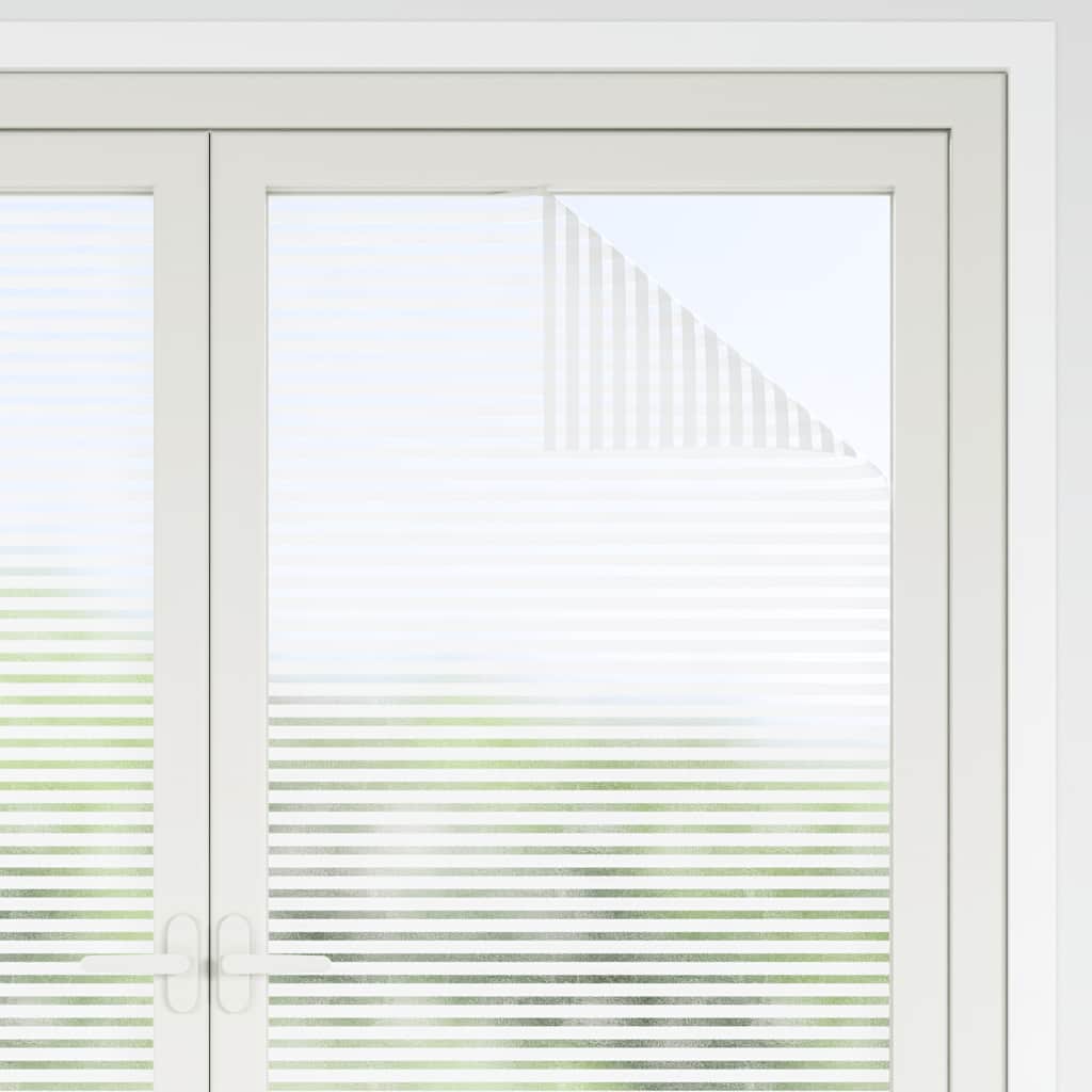 Vidaxl raamfolies strepenpatroon mat pvc