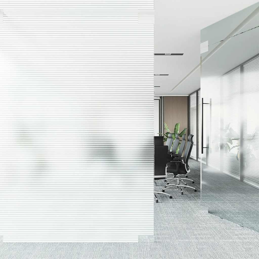 VidaXL Raamfolies strepenpatroon mat PVC