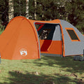 Vidaxl Dome Zelt 6-Personen-Waschmaschinen in Grau und Orange