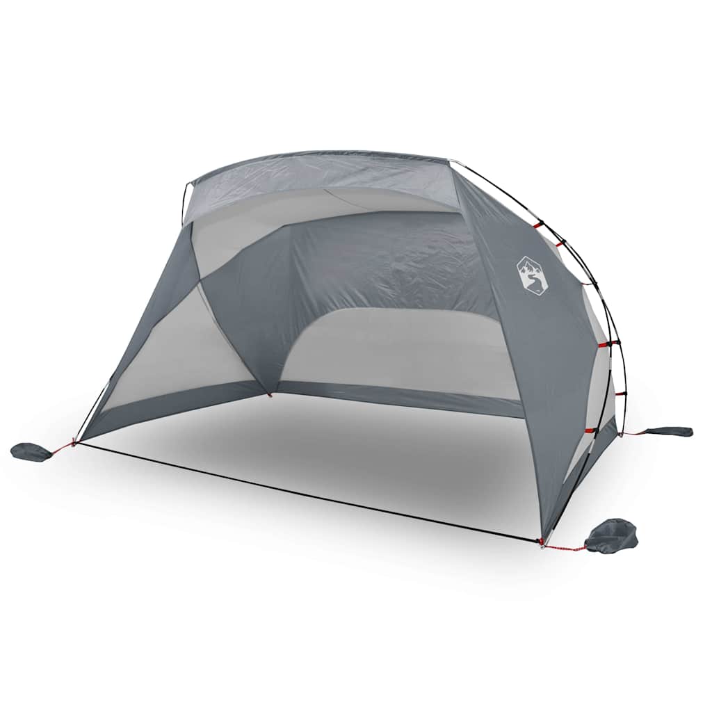 VidaXL Strandzelt 274x178x170 148 cm 185t Polyester Grau