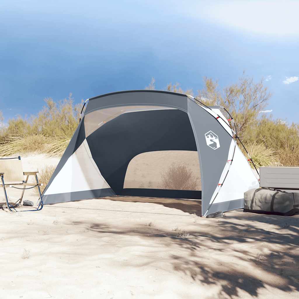 VidaXL Strandzelt 274x178x170 148 cm 185t Polyester Grau