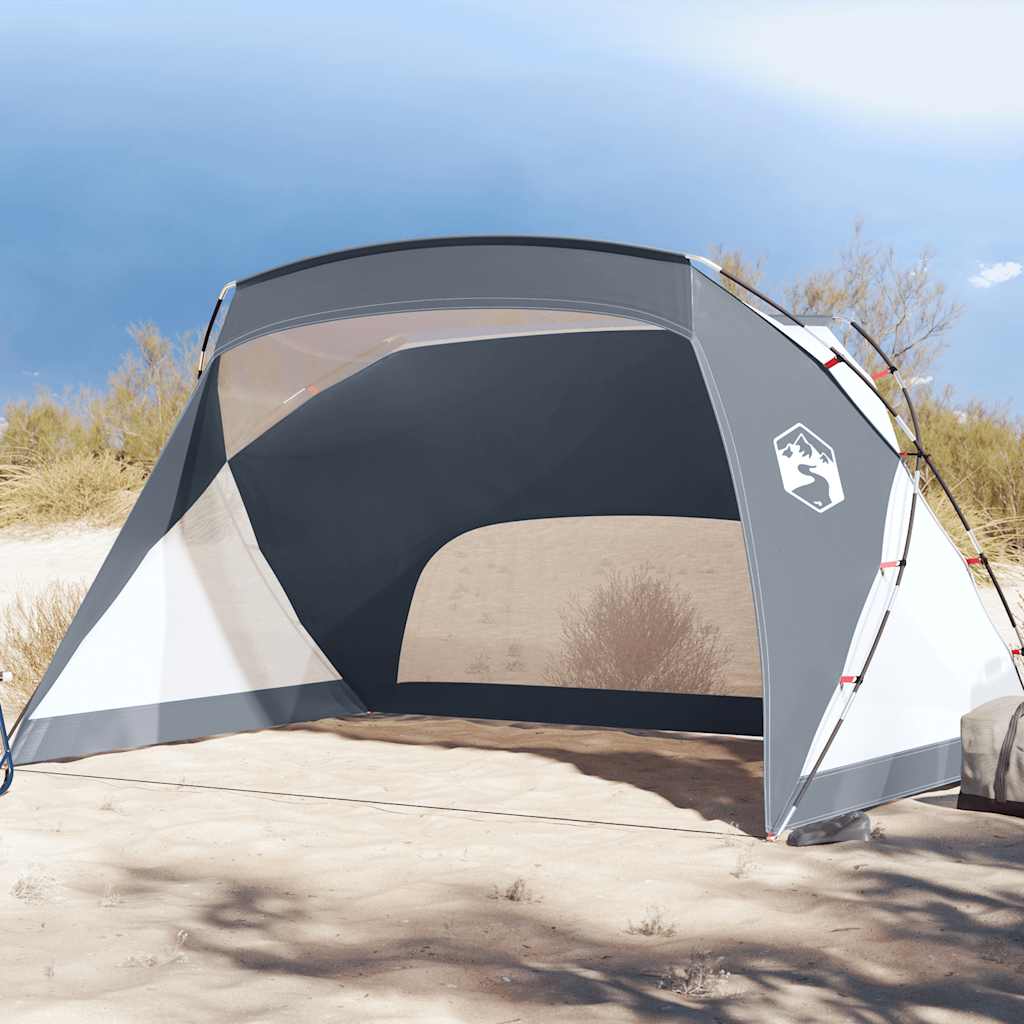 VidaXL Strandzelt 274x178x170 148 cm 185t Polyester Grau