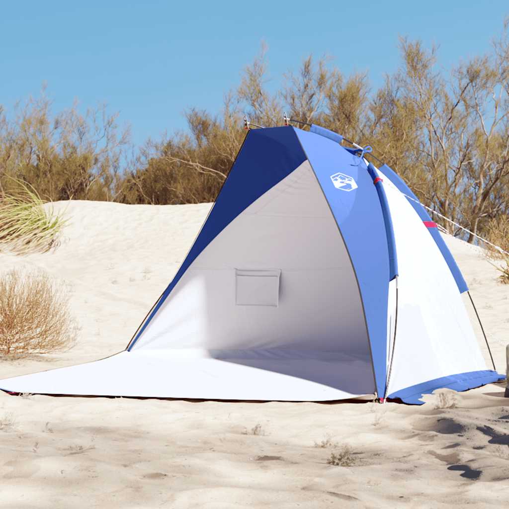 VidaXL Strandzelt 268x223x125 cm 185t Polyester Azurblau