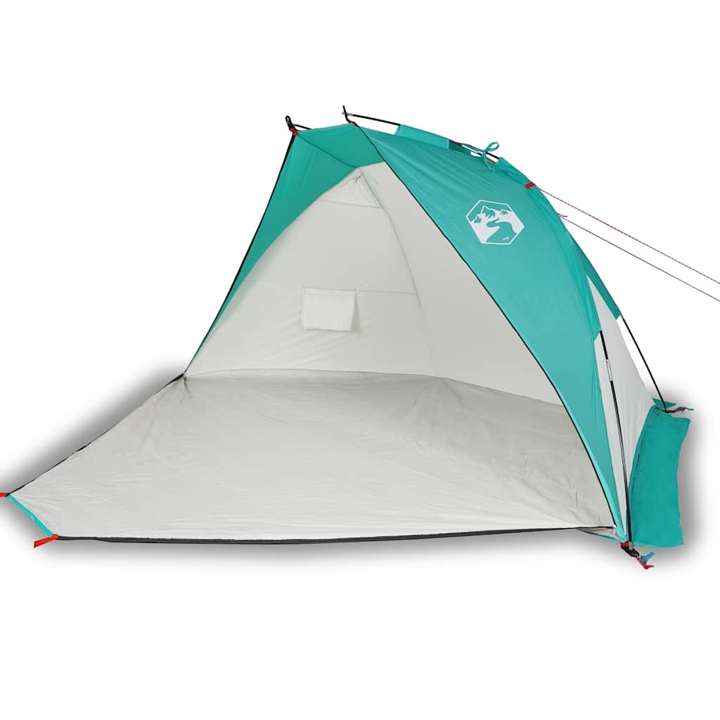 VidaXL Strandzelt 268x223x125 cm 185t Polyester Seegrün