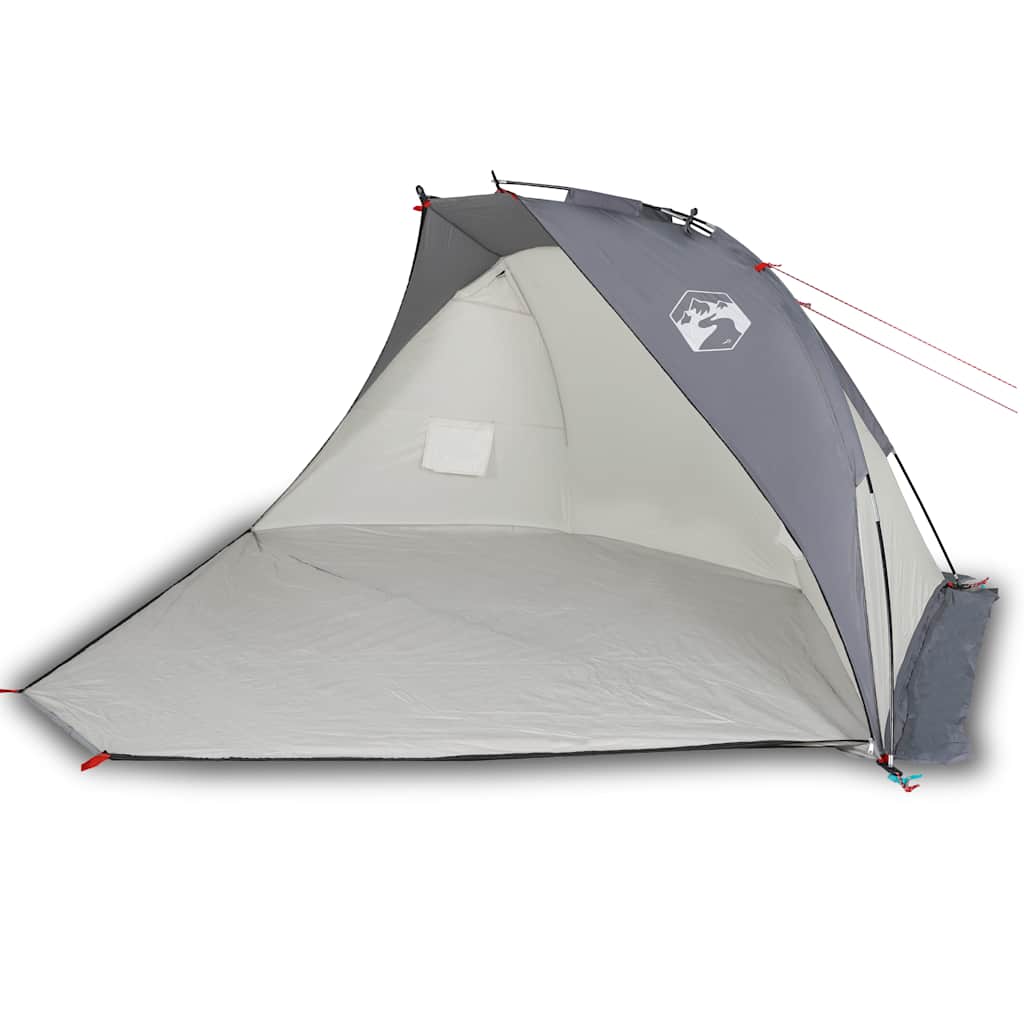 VidaXL Strandzelt 268x223x125 cm 185t Polyester Grau