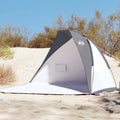 VidaXL Strandzelt 268x223x125 cm 185t Polyester Grau