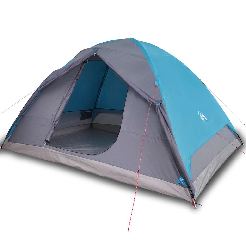 Vidaxl Kuppelzelt für 6 Personen, wasserdicht, blau