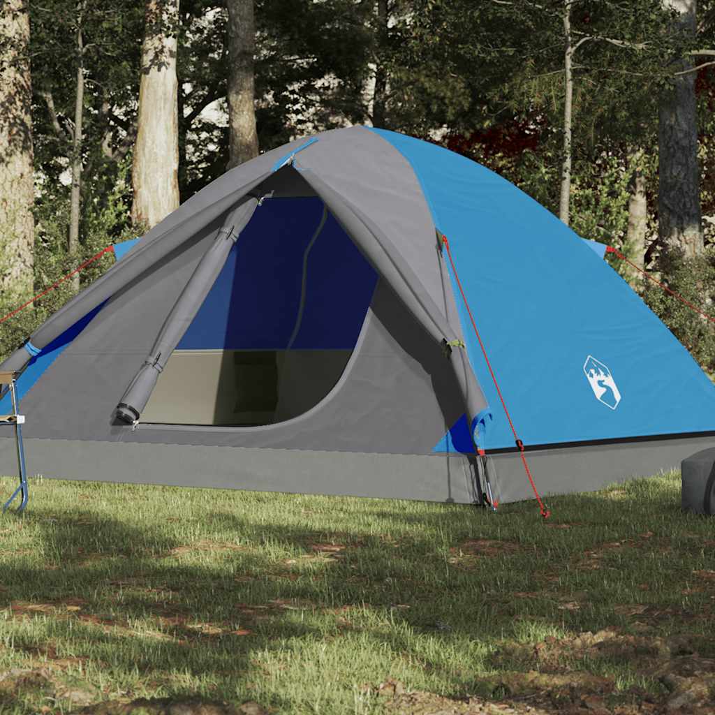 Vidaxl Kuppelzelt für 6 Personen, wasserdicht, blau