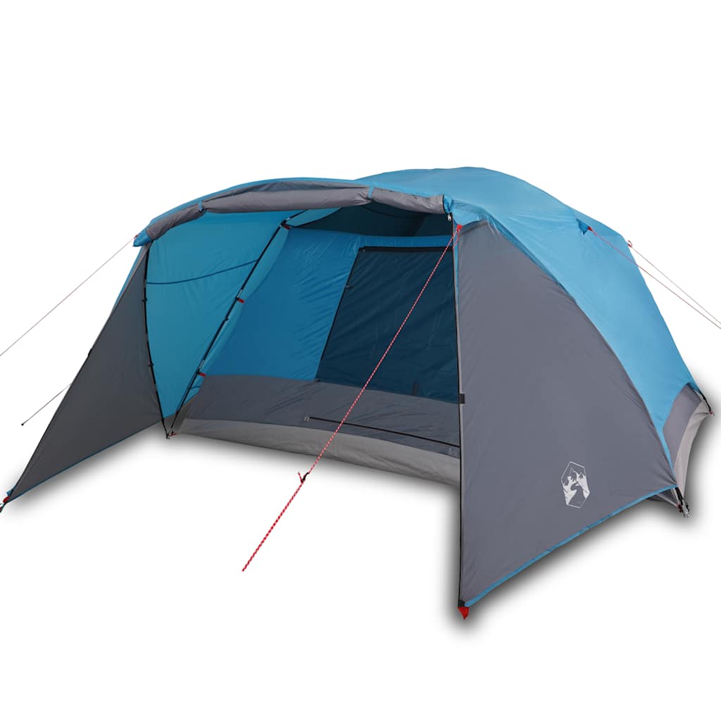Vidaxl Familie mit Markise, 6 Personen, wasserdicht, blau