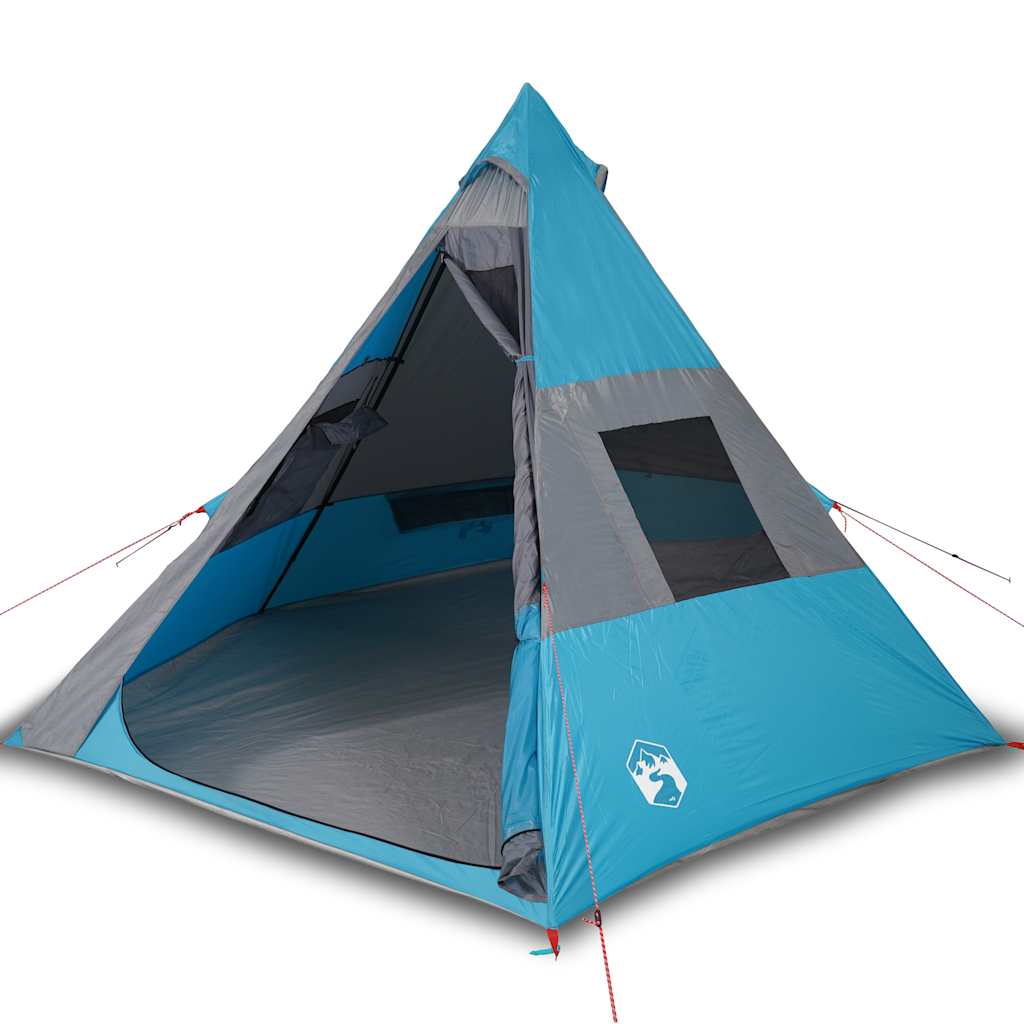 Vidaxl Tipi-Zelt für 7 Personen, waschmaschinenfest, blau