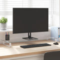 VidaXL Monitor Standard 100x35x8 cm, Gehäuse aus Glas und Metall, weiß