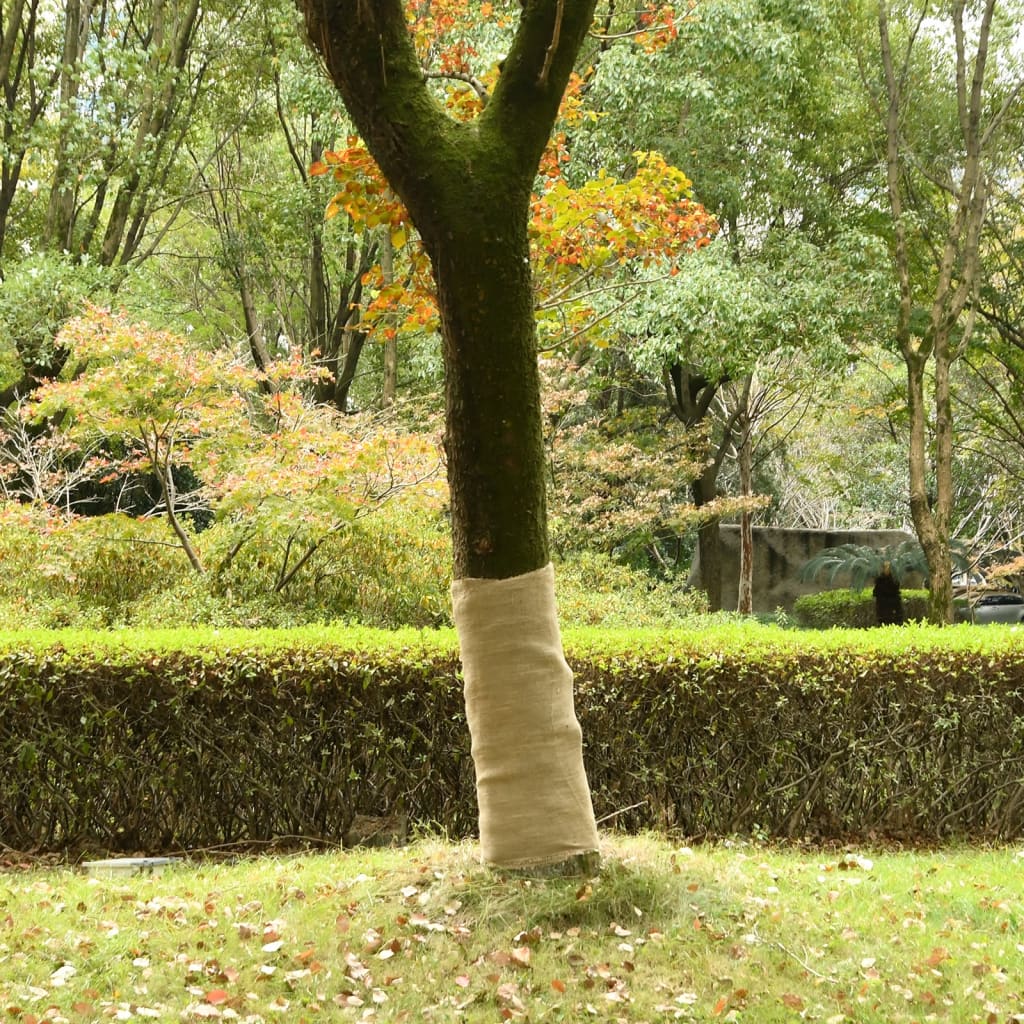 Vidaxl jute rollen 2 st 200 g m² 1x50 m 100% jute