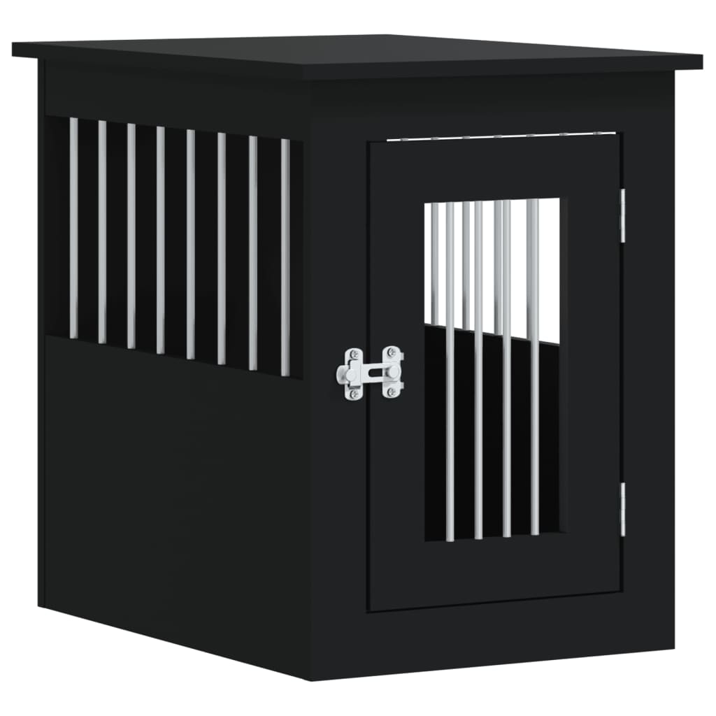 VidaXL Hundebox 45x62x59 cm, Ausführung Holzschwarz