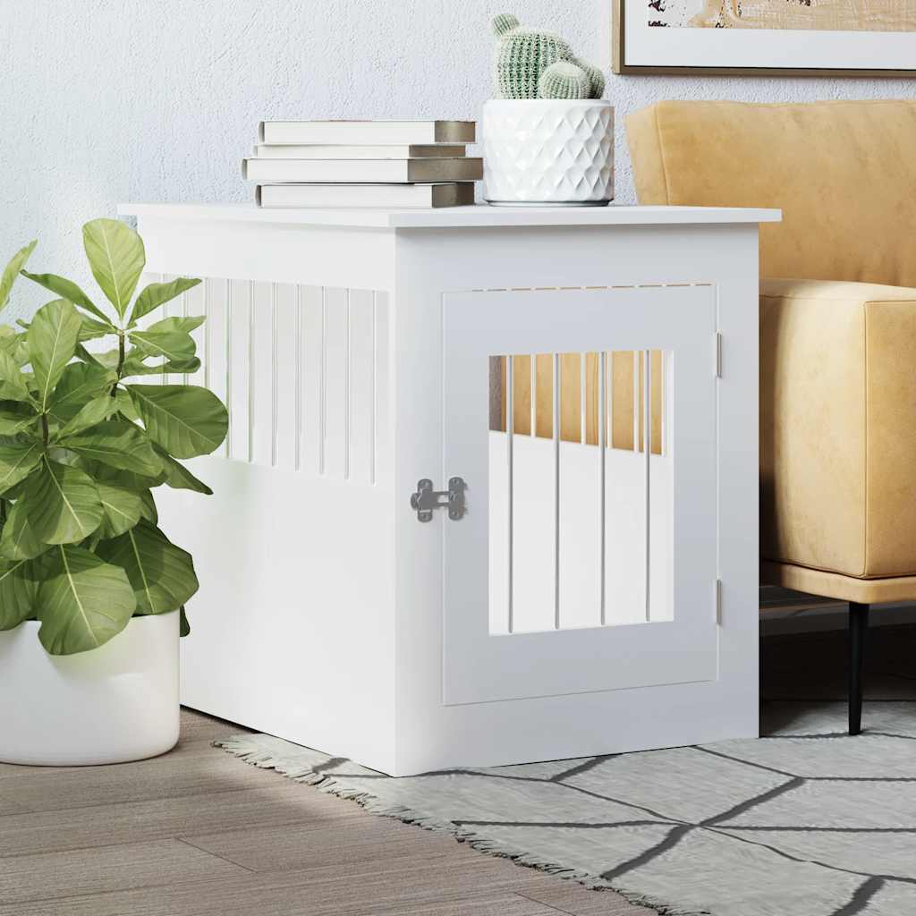 VIDAXL Hundebank 55x75x65 cm, Preis reserviert, Weiß