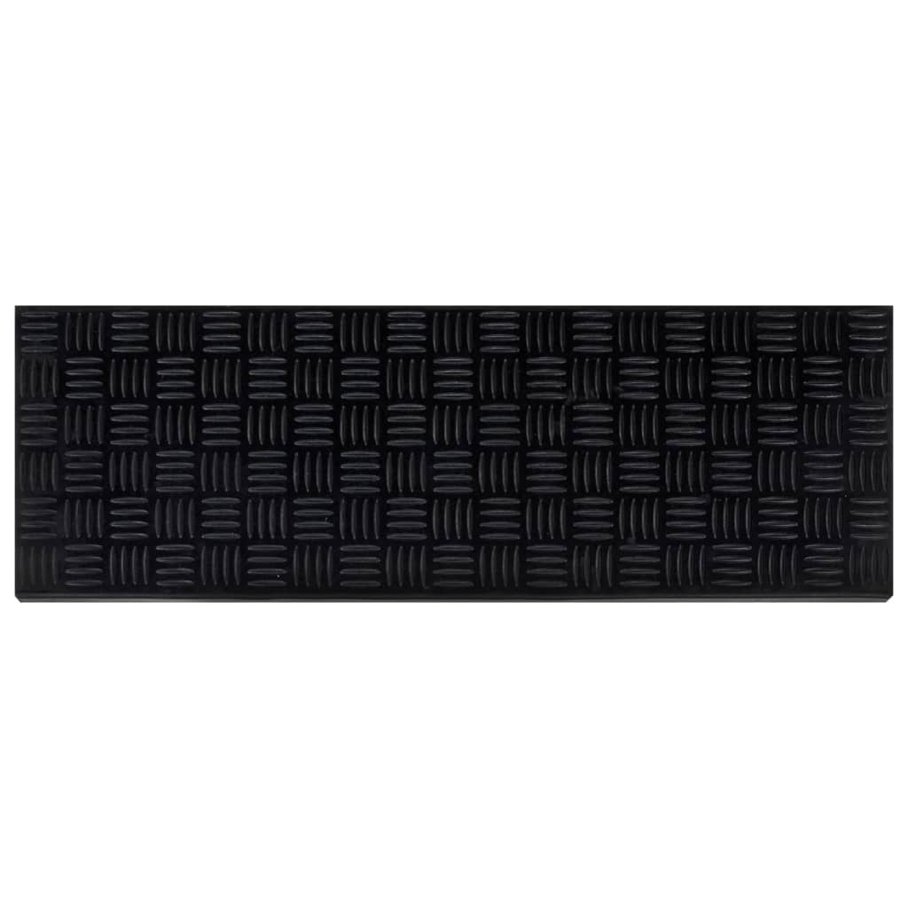 VidaXL -Treppenmatten 10 ST 25x75 cm Gummi