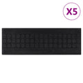 VidaXL -Treppenmatten 5 Stück 25x75 cm Gummi