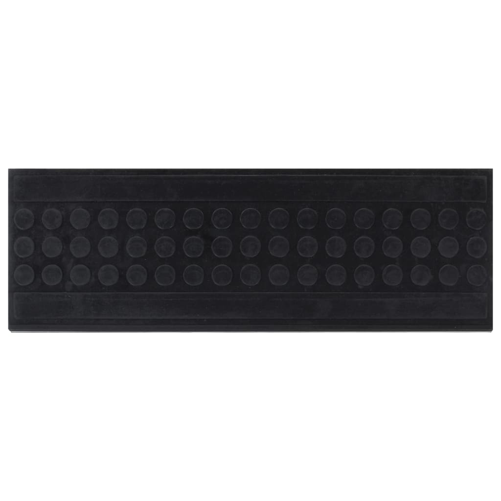 VidaXL -Treppenmatten 5 Stück 25x75 cm Gummi