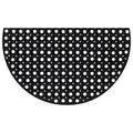Vidaxl deurmat halfrond 45x75 cm rubber