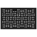 Vidaxl deurmat rechthoekig 45x75 cm rubber